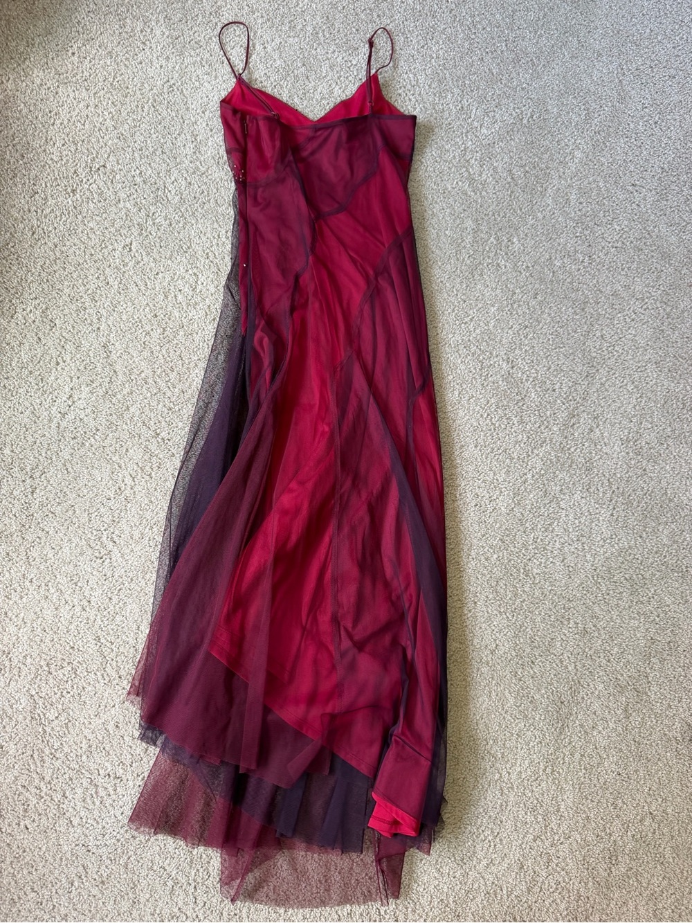 Vintage Beaded Prom Dress - Picture 7 of 7